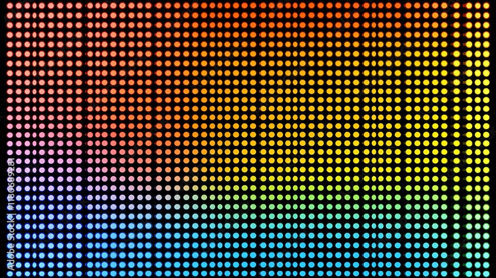 Poster colorful circular pattern gradient display