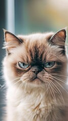 Grumpy Cat: Annoyed Feline Portrait