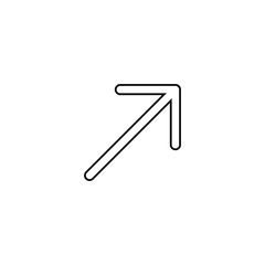 Obraz premium Icon Arrow Line Rounded 4