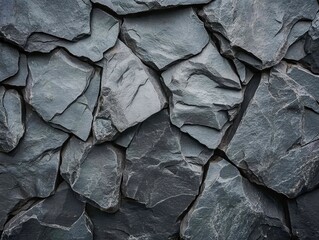 Dark gray stone wall texture. (8)