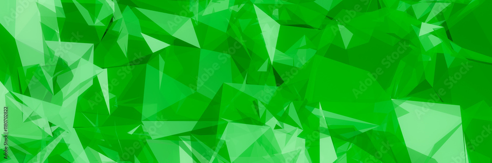 Canvas Prints Abstract green crystal. Gemstone background