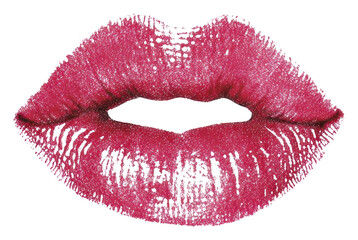 PNG Kiss stamps lips cosmetics lipstick.