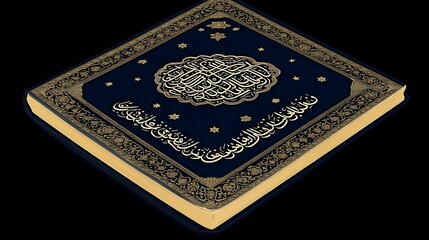 Fototapeta premium Ornate Quran Book Holy Islamic Scripture