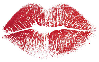 PNG Kiss mark lipstick print illustration.
