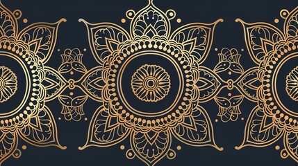 indian henna seamless pattern wallpaper