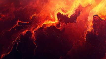 Abstract fiery texture, red and orange hues. Perfect for backgrounds, energy, or hellish designs.