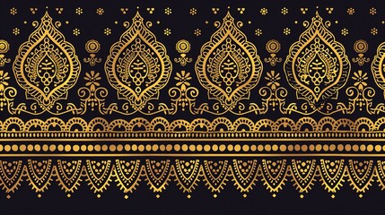 indian henna seamless pattern wallpaper