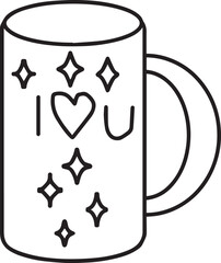 Mug Black and White DNR Style 1