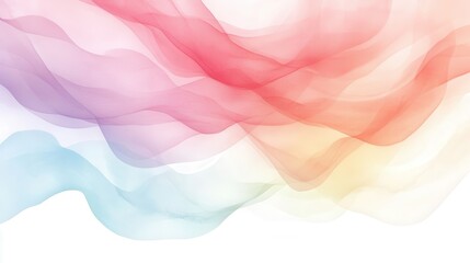 A colorful wave with a rainbow in the middle