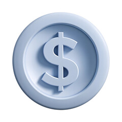 Obraz premium Minimalist dollar sign