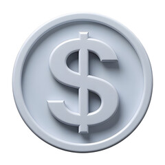 Obraz premium Minimalist dollar sign