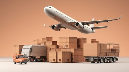 Global Logistics and Cargo Transportation: Air Freight and Ground Delivery