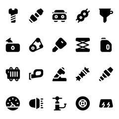 Car solid style, perfect for user interface projects