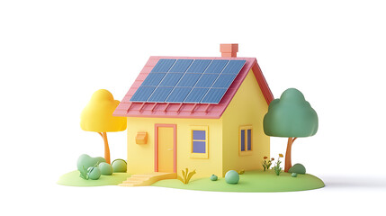 Home solar panel, wallpaper, alternative energy to conserve the world