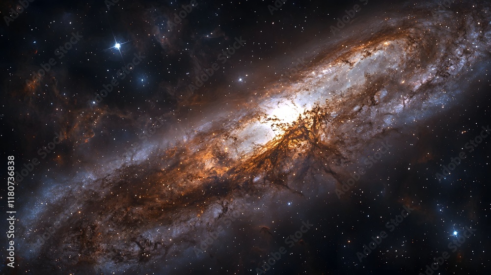 Poster mesmerizing cosmic energy visuals showcasing the magnificence of the universe with swirling nebulae 