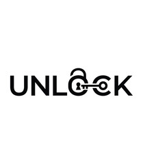 Lock and key logo Latter mark , A and C logo