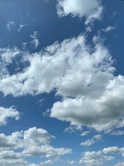 blue sky with clouds
