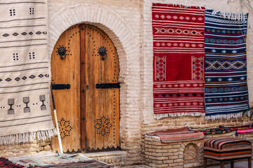 Boutique d'objets artisanaux dans la Médina de Tozeur