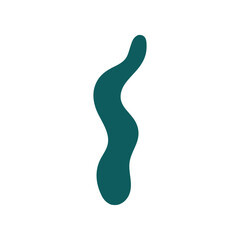 Abstract Organic Sea Shape