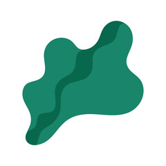 Abstract Organic Sea Shape