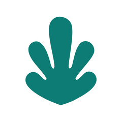 Abstract Organic Sea Shape