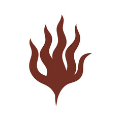 Abstract Organic Sea Shape