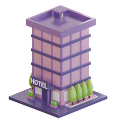 3d Hotel Building Design