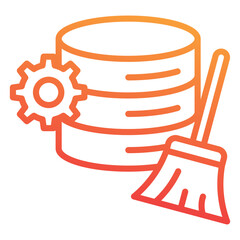 Data Cleansing Icon