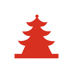 Abstract Chinese New Year Shape