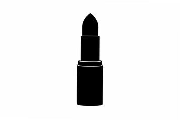 lipstick  silhouette vector illustration