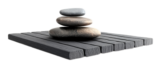 Non-Slip Yoga Mat for Workouts Isolated on White Background