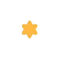 Abstract Organic Hanukkah Shape