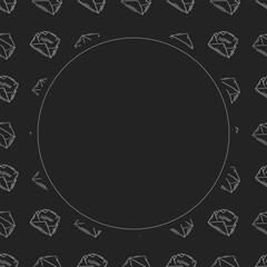 mail icon frame. doodle mail icon square frame. hand drawn mail icon frame background. mail icon background