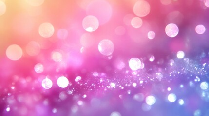 Fototapeta premium Abstract Pastel Dream: A Kaleidoscope of Sparkling Lights