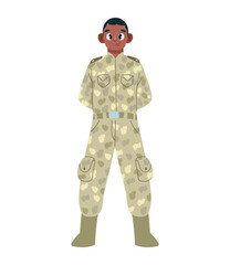military officer character