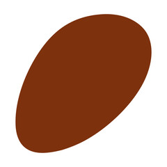 Abstract Organic Mocha Mousse Shape