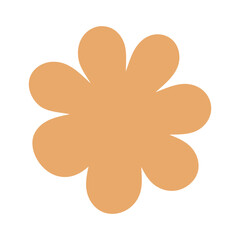 Abstract Organic Mocha Mousse Shape