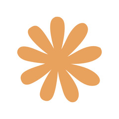 Abstract Organic Mocha Mousse Shape