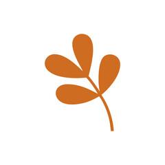 Abstract Organic Mocha Mousse Shape