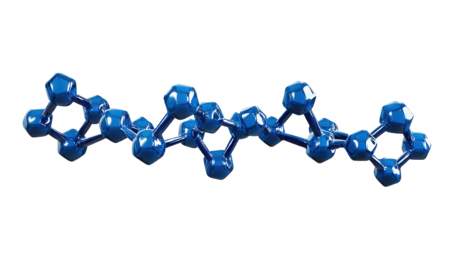 Molecular and DNA model transparent background