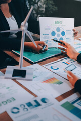 Carbon offset price report CO2 emission. Future growth Net zero waste in ESG ethical SME office...