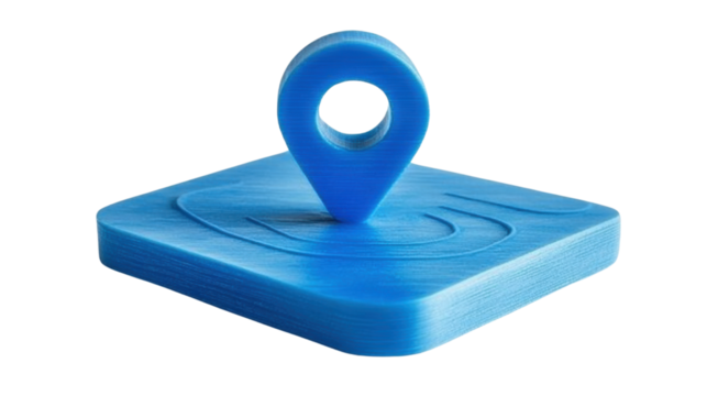Location pin transparent background