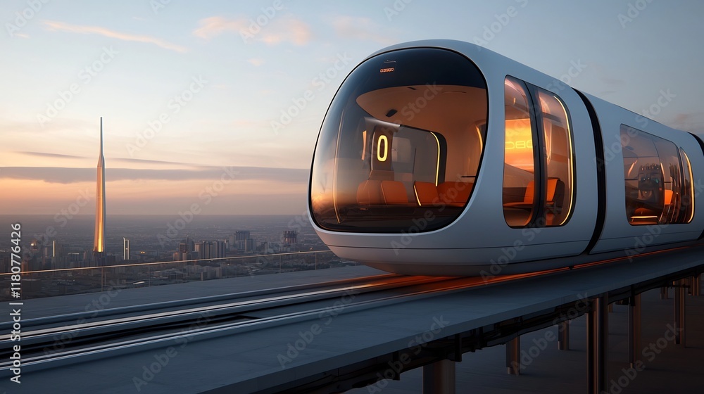 Poster a sleek lightweight and modular architectural structure with a steel frame and seamless glass panels