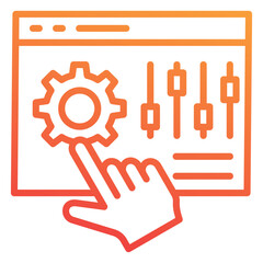 Obraz premium Control Icon