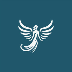 Iconic angel logo