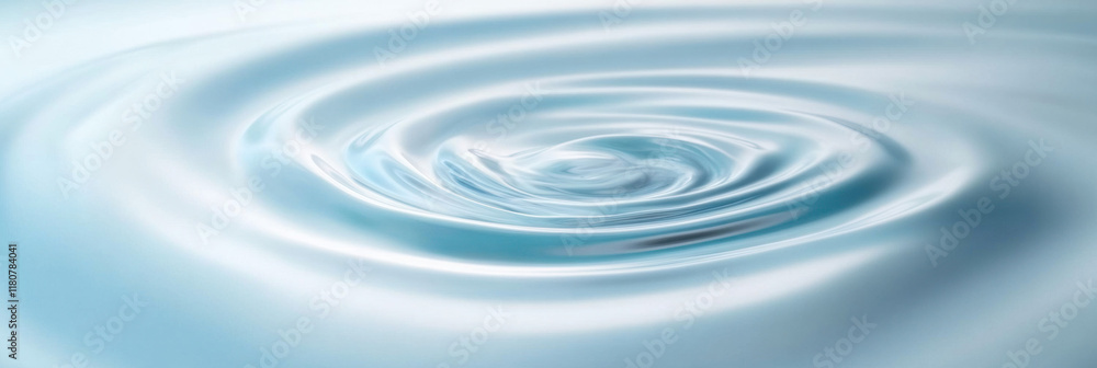 Poster Smooth water surface with gentle ripples creating serene atmosphere