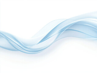 Soft blue waves create serene and calming background, perfect for design