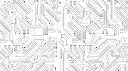 Circuit technology background with hi-tech digital data connection system and computer electronic design