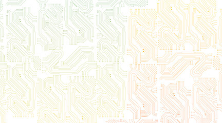Vector circuit board illustration. Abstract technology. Electronic texture for computer technology, engineering concept.