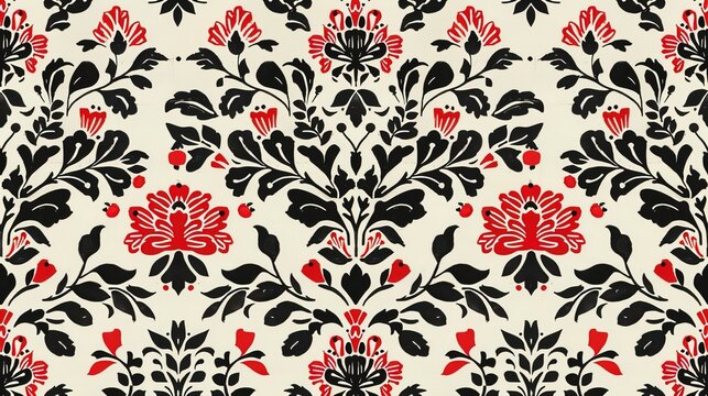 scandinavian simplicity seamless pattern wallpaper
